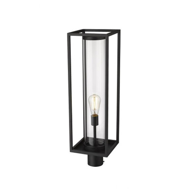 Dunbroch 1 Light Small Outdoor Pier Mount 29.75 Inch Tall by Z-Lite - 584PHBR-553PM-DBZ