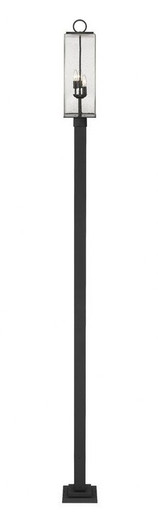 Sana 3 Light Outdoor Post Mount 120.25 x 9.25 In by Z-Lite - 592PHBS-536P-BK