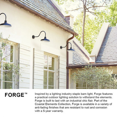 Forge 1 Light 2.42 Inch Wide Outdoor Flush Mount by Hinkley - 12072