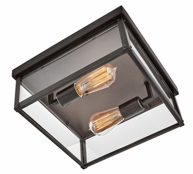 Beckham 16W 2 LED 5.94 Inch Wide Outdoor Flush Mount by Hinkley - 12193