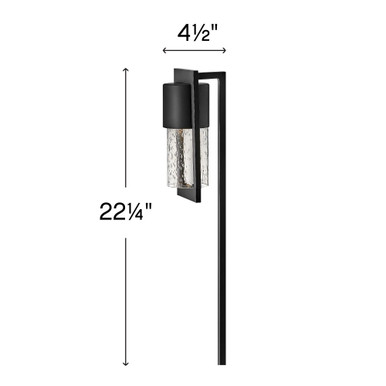Shelter 1 Light Path Light 4.62 Inch Wide by 22.25 Inch High by Hinkley  - 1547