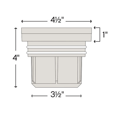 12W 1 LED Flat Top Well Light In Transitional by Hinkley  - 15702