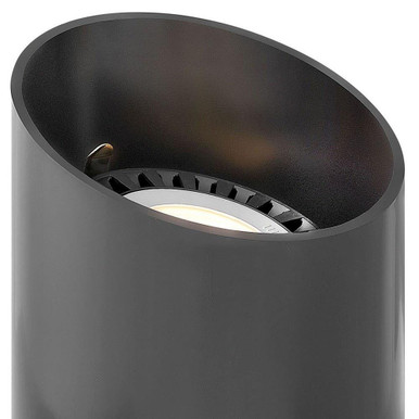 Well Light One Light Outdoor Reversible Well Light by Hinkley - 1598BK