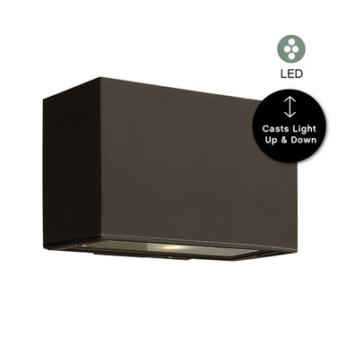 Atlantis 1 Light Small Outdoor Wall Lantern 9 Inch Wide by Hinkley - 1645