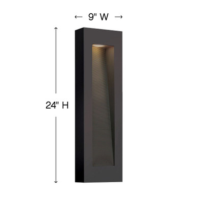 Luna 2 Light Large Square Outdoor Wall Lantern by Hinkley - 1669