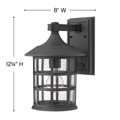 Freeport 11.5W 1 LED Light Outdoor Wall Lantern 12.25 Inch Tall by Hinkley - 1804
