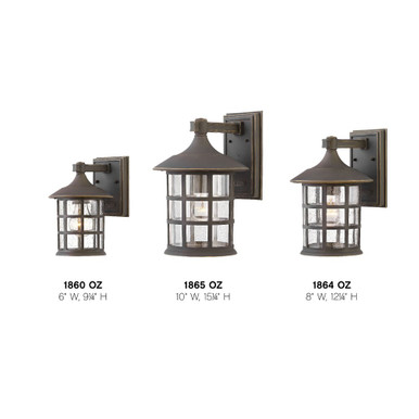 Freeport Coastal Elements 1 Light Large Outdoor Wall Lantern by Hinkley - 1865