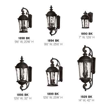 Windsor 4 Light Outdoor Candle Style Wall Lantern by Hinkley - 1899