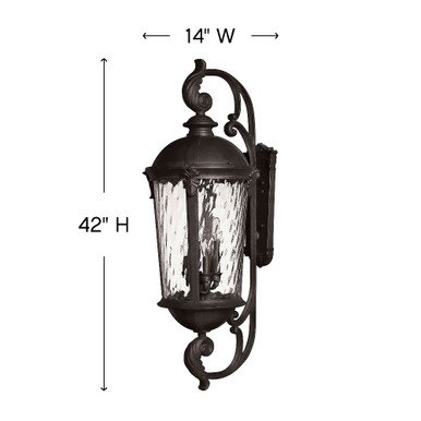 Windsor 6 Light Outdoor Candle Style Wall Lantern by Hinkley - 1929