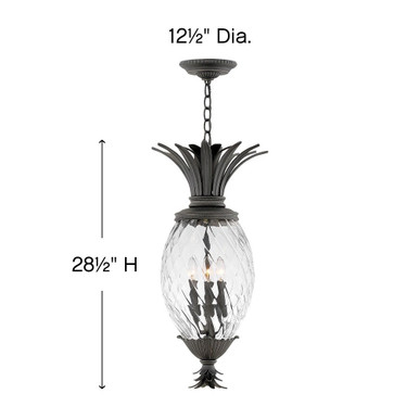 Plantation 4 Light Medium Outdoor Pendant by Hinkley - 2122