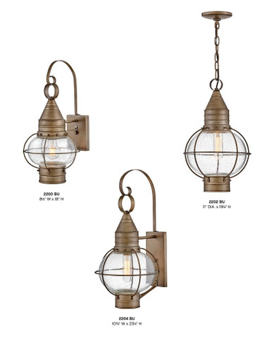 Cape Cod 1 Light Outdoor Wall Lantern 23.25 Inch Tall by Hinkley - 2204