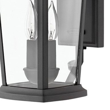 Bromley 2 Light Candle Style Outdoor Wall Lantern by Hinkley - 2360