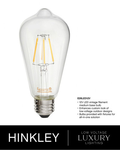 Lakehouse 1 Light Outdoor Medium Post Top/Pier 9 x 18.75 Inches by Hinkley  - 2687