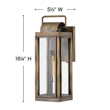 Sag Harbor 1 Light Small Outdoor Wall Lantern by Hinkley - 2840