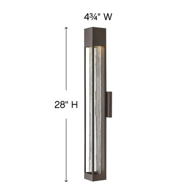 Vapor 1 Light Large Outdoor Wall Lantern by Hinkley - 2855