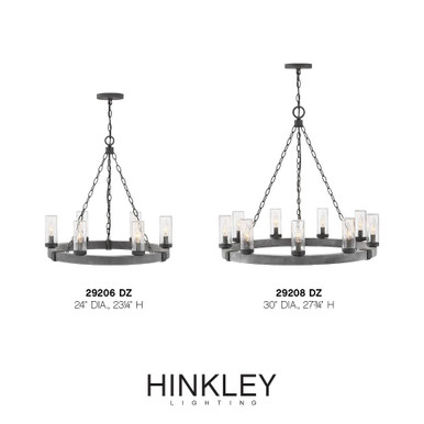 Sawyer 6 Light Large Outdoor Pendant by Hinkley - 29206