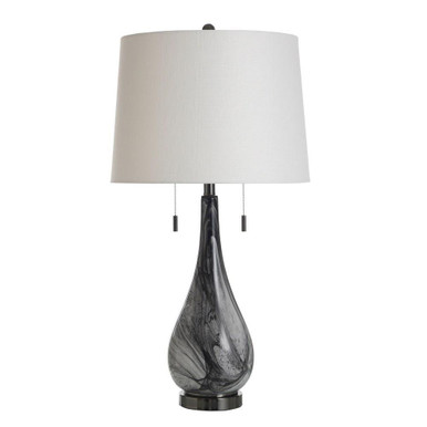 2 Light Table Lamp 32.5 Inches Tall and 17 Inches Wide by Stylecraft - L334337DS