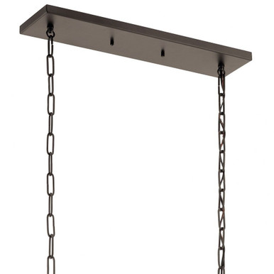 Dancar - 8 Light Double Linear Chandelier In Soft Contemporary Style-16 Inches Tall and 15.5 Inches Wide - 44023
