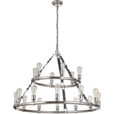 Huxley 18 Light Oversized Chandelier by Craftmade - 48118-PLN