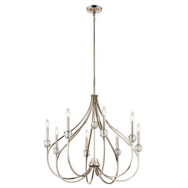 Eloise 8 Light Large Chandelier by Kichler - 43721pn