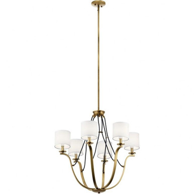 Thisbe 6 Light Large Chandelier by Kichler - 43532NBR