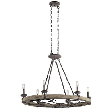 Taulbee 6 Light Small Oval Chandelier by Kichler - 43824wzc