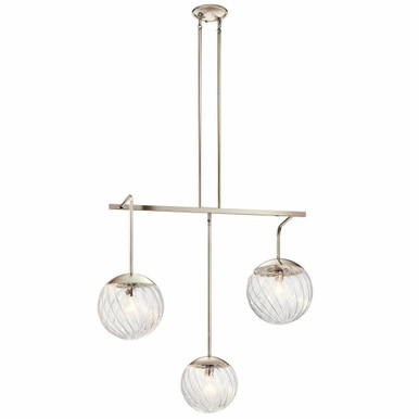 Amaryliss 3 Light Large Linear Chandelier by Kichler - 44131pn