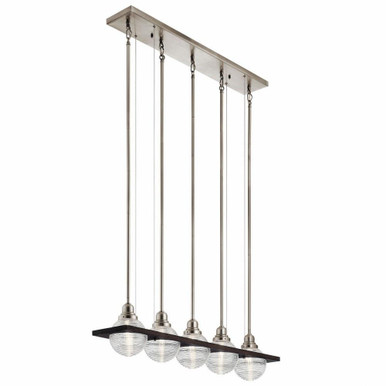 Potomi 5 Light Cluster Linear Chandelier by Kichler - 44372clp