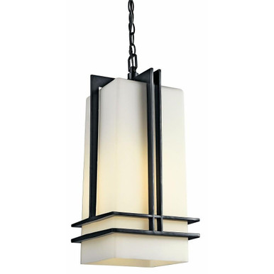 Tremillo 1 Light Mini Outdoor Ceiling Light by Kichler - 49205bk