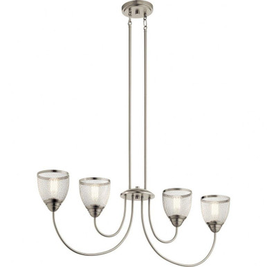 Voclain 4 Up Light Linear Chandelier by Kichler - 52273