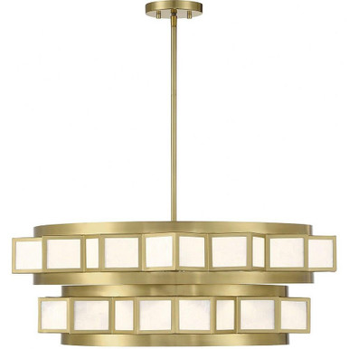 Gideon 6 Light Large Chandelier by Savoy House - 1-3166-6-322