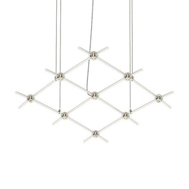 Constellation 49 Light Oversized Square Chandelier by Sonneman - 21Q13-RC7716