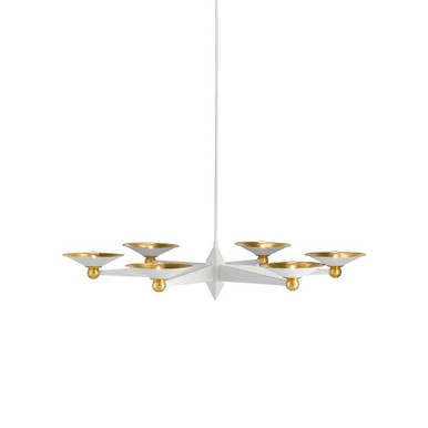 Moderne 6 Light Oversized Chandelier by Currey Company - 9000-0796