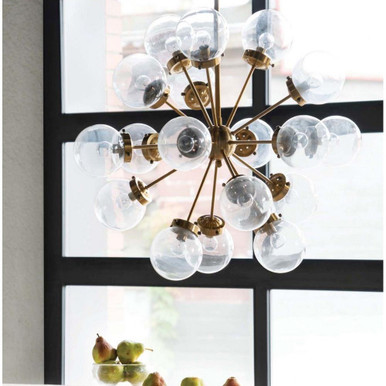 Chloe 18 Light Large Chandelier by Harp Finial - HFL92372DS