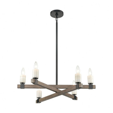 Stone Manor 6 Light Large Chandelier by ELK Home - 15464/6