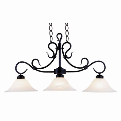 Buckingham 3 Light Oversized Island Chandelier by ELK Home - 247-BK