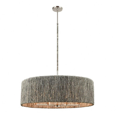Abaca 8 Light Large Chandelier by ELK Home - 32513/8