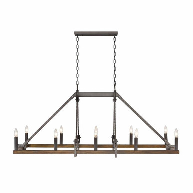 Harwell 10 Light Oversized Linear Chandelier by ELK Home - 82289/10
