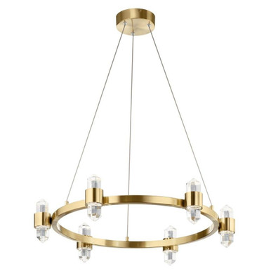 Arabella 12 LED Light Large Chandelier by Elan - 84066cg
