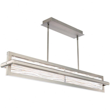 Atlantis 1 LED Light Modern Linear Chandelier by Modern Forms - PD-39947-AN