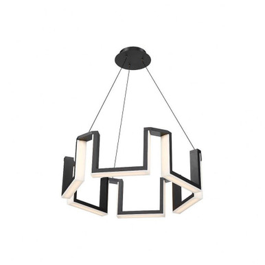 Gotham 1 LED Light Large Chandelier by Modern Forms - PD-60834-BK