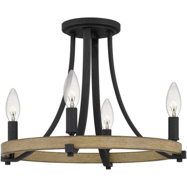 Colombes 4 Light Small Chandelier by Quoizel - CMS1716GK