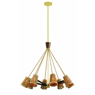 Rhodos 8 Light Oversized Chandelier by Corbett - 288-08