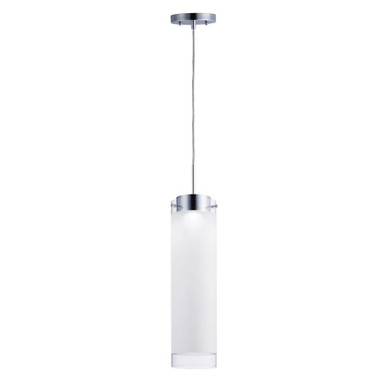 Scope 12W 1 LED Light Mini Pendant by Maxim - 10196CLFTPC
