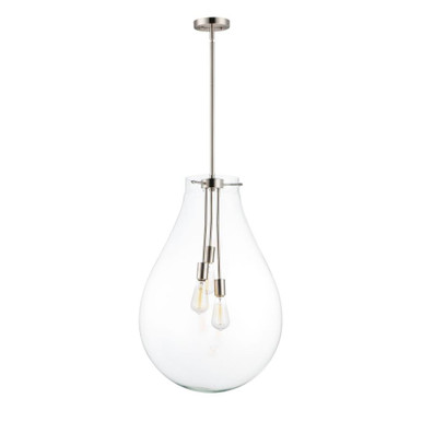 Gourd 3 Light Large Pendant by Maxim - 10166CLSN