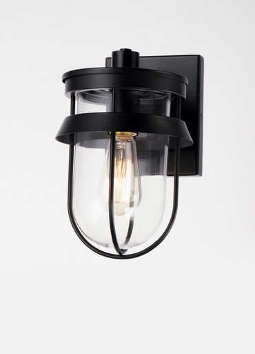 Breakwater 1 Light Outdoor Wall Lantern by Maxim - 10265CL