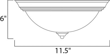 Outdoor Essentials 194X 1 Light 11.5 Inch Wide Flush Mount by Maxim - 1940