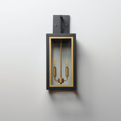 Neoclass 2 Light Outdoor Wall Lantern by Maxim - 30055