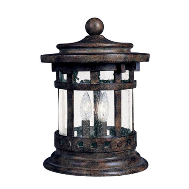 Santa Barbara VX Three Light Outdoor Deck Mount by Maxim  - 40032CDSE