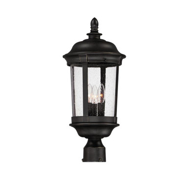 Dover VX Three Light Outdoor Pole/Post Mount by Maxim  - 40091CDBZ